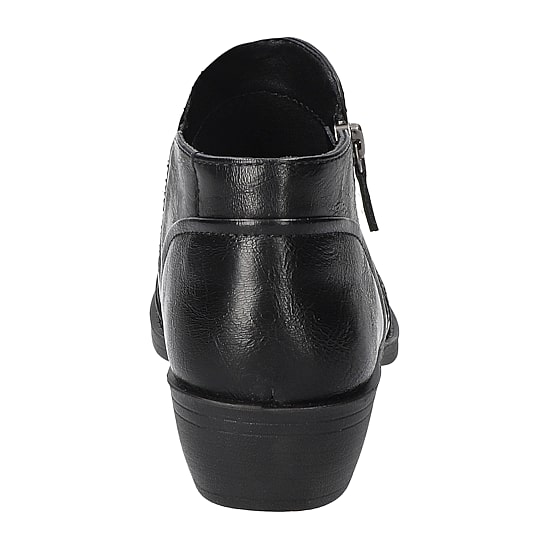 Easy Street Womens Jacoba Block Heel Booties