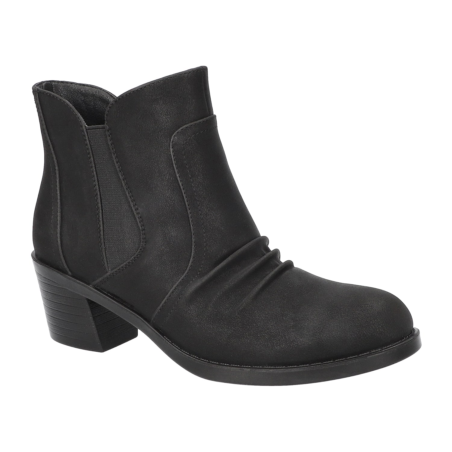 Easy Street Womens Berwick Block Heel Booties