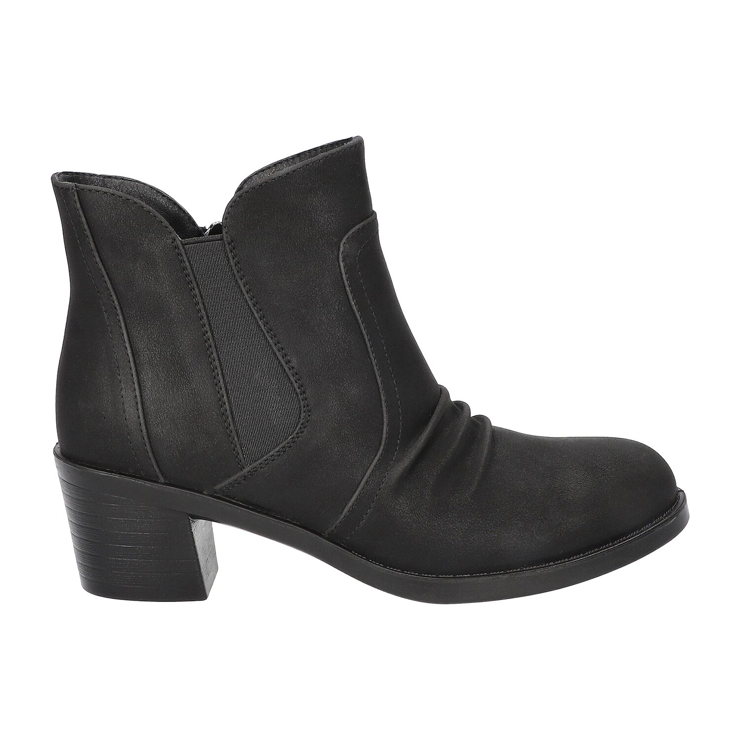 Easy Street Womens Berwick Block Heel Booties
