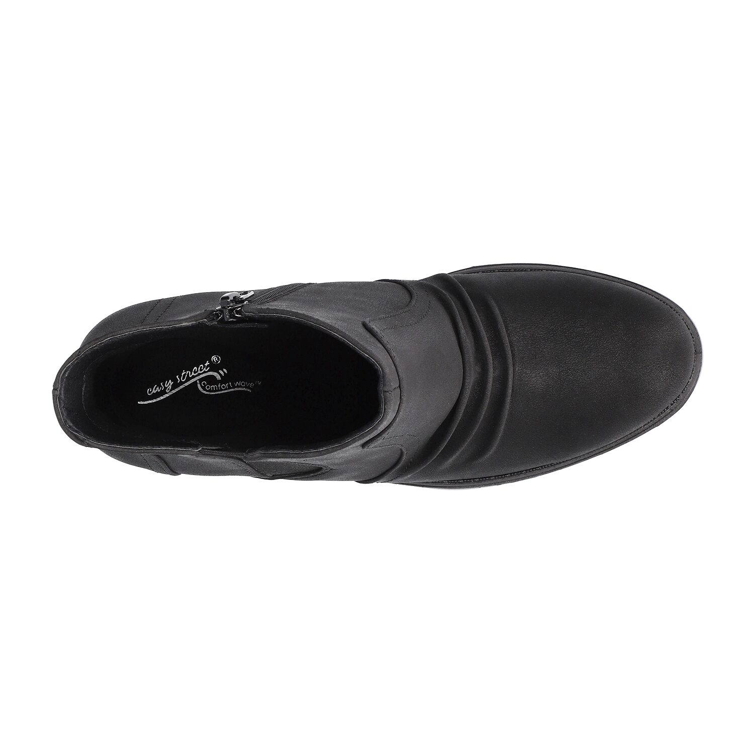 Easy Street Womens Berwick Block Heel Booties