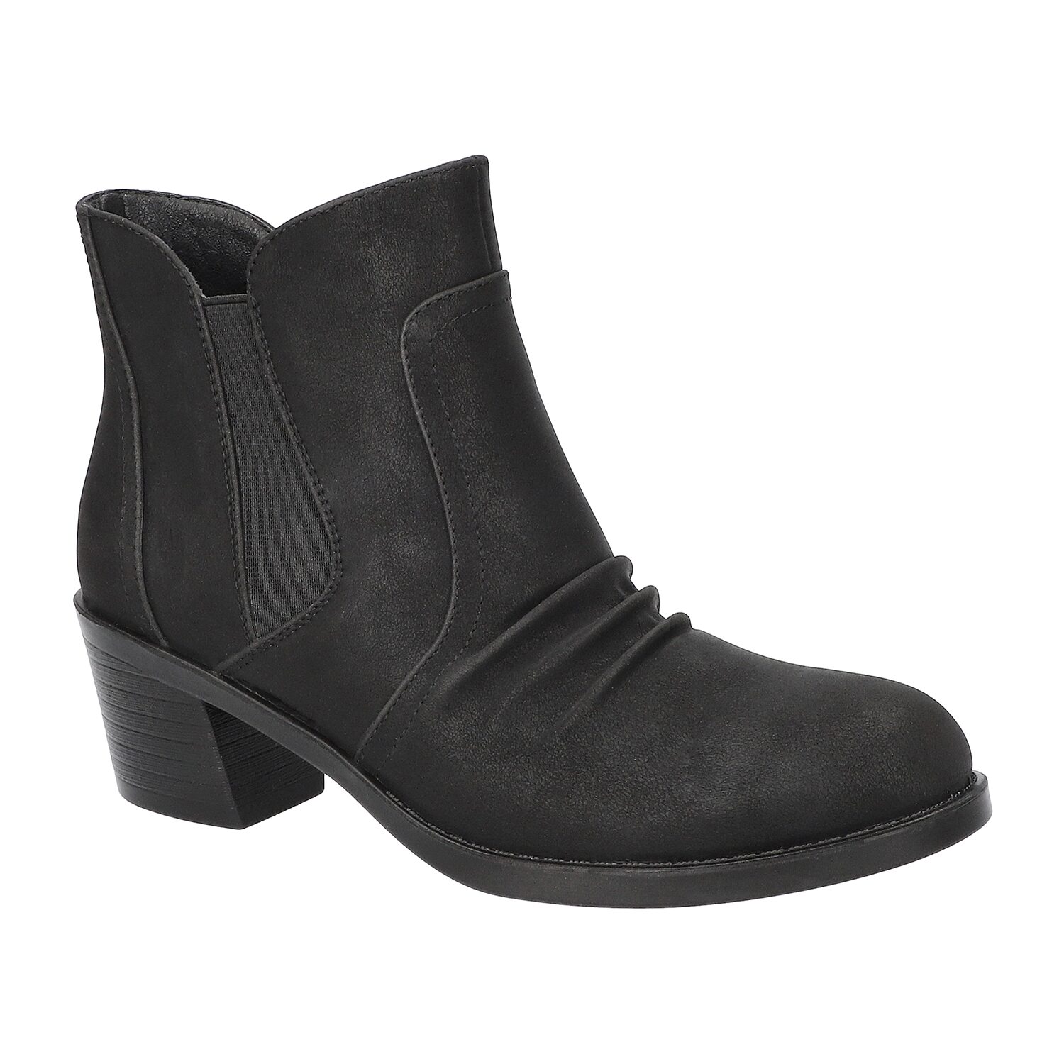 Easy Street Womens Berwick Block Heel Booties