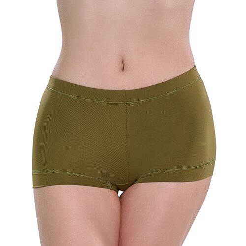 Ilusion Microfiber Rear Lifting Boyshort- 1407 In Red
