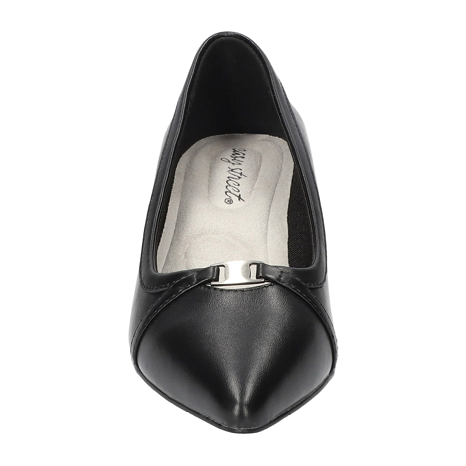 Easy Street Zayn Womens Pointed Closed Toe Kitten Heel Pumps