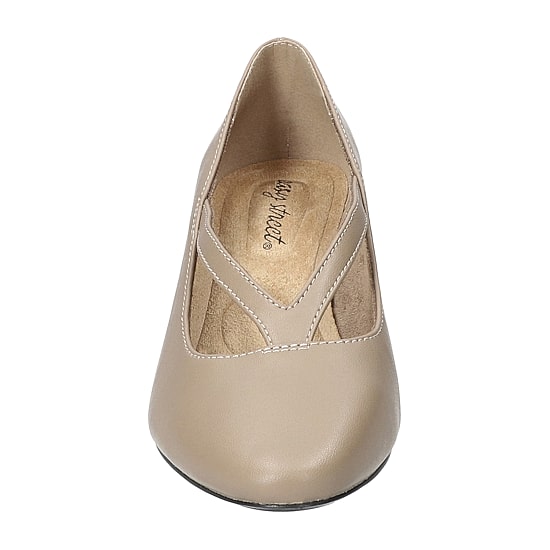 Easy Street Culver Womens Almond Closed Toe Stiletto Heel Pumps