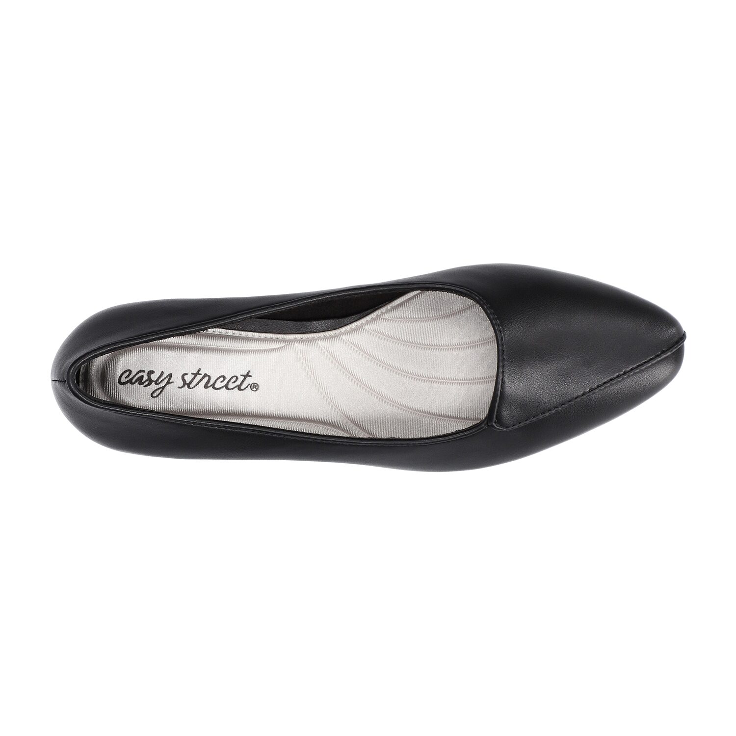 Easy Street Astrid Womens Almond Closed Toe Block Heel Pumps