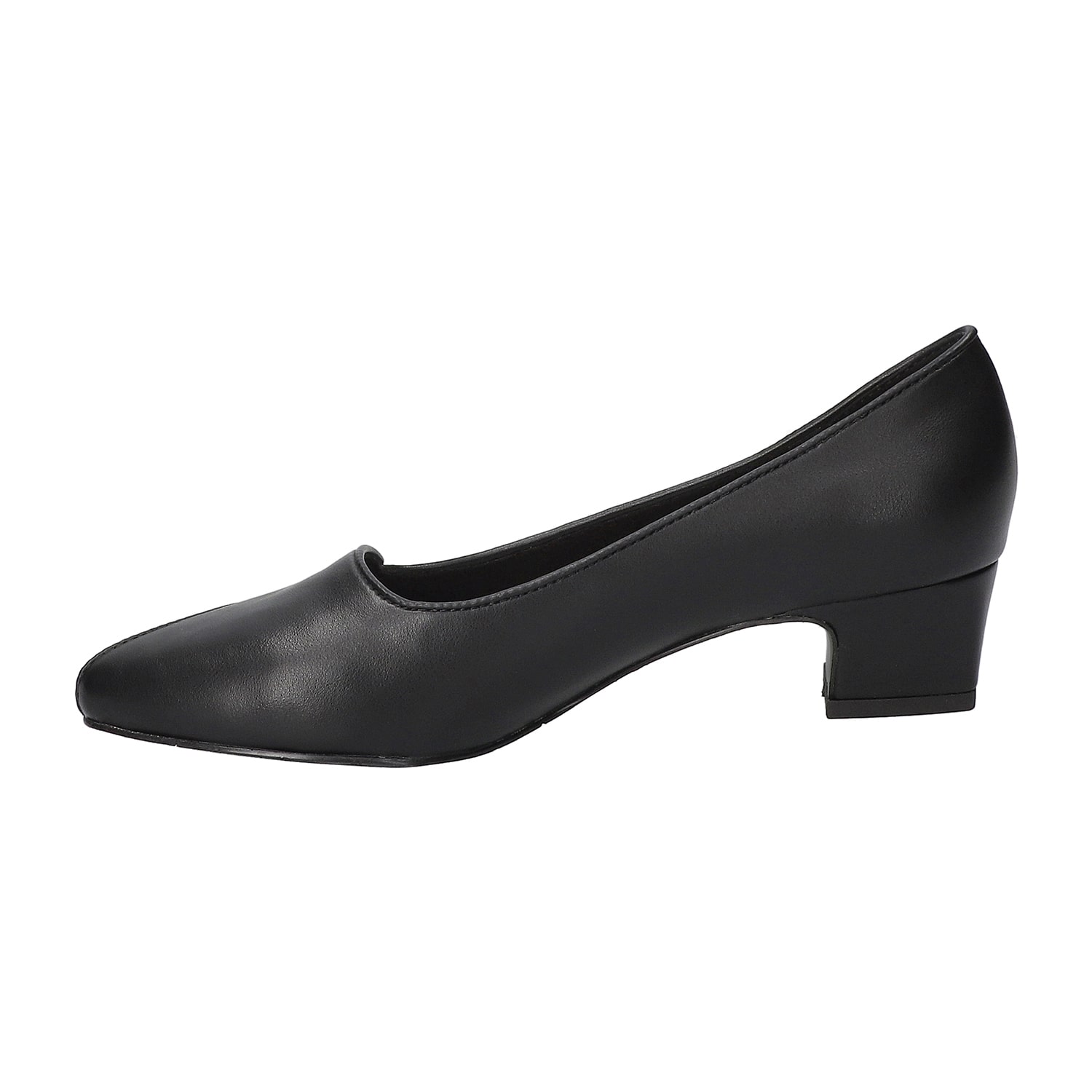 Easy Street Astrid Womens Almond Closed Toe Block Heel Pumps