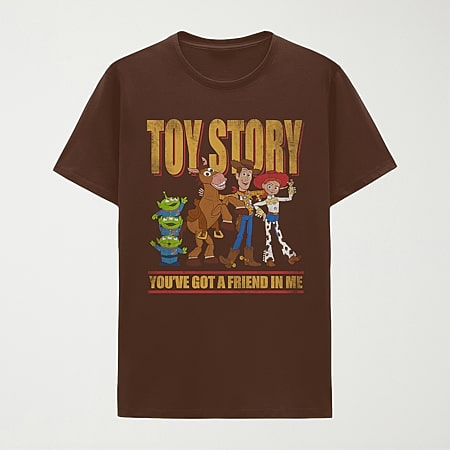 Pizza Planet Mens Crew Neck Short Sleeve Classic Fit Toy Story Big