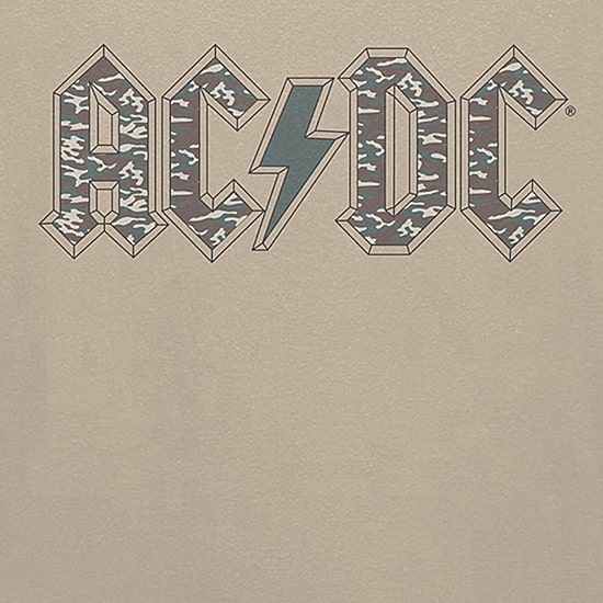 Mens Round Neck Short Sleeve Regular Fit AC/DC Big and Tall Graphic T-Shirt