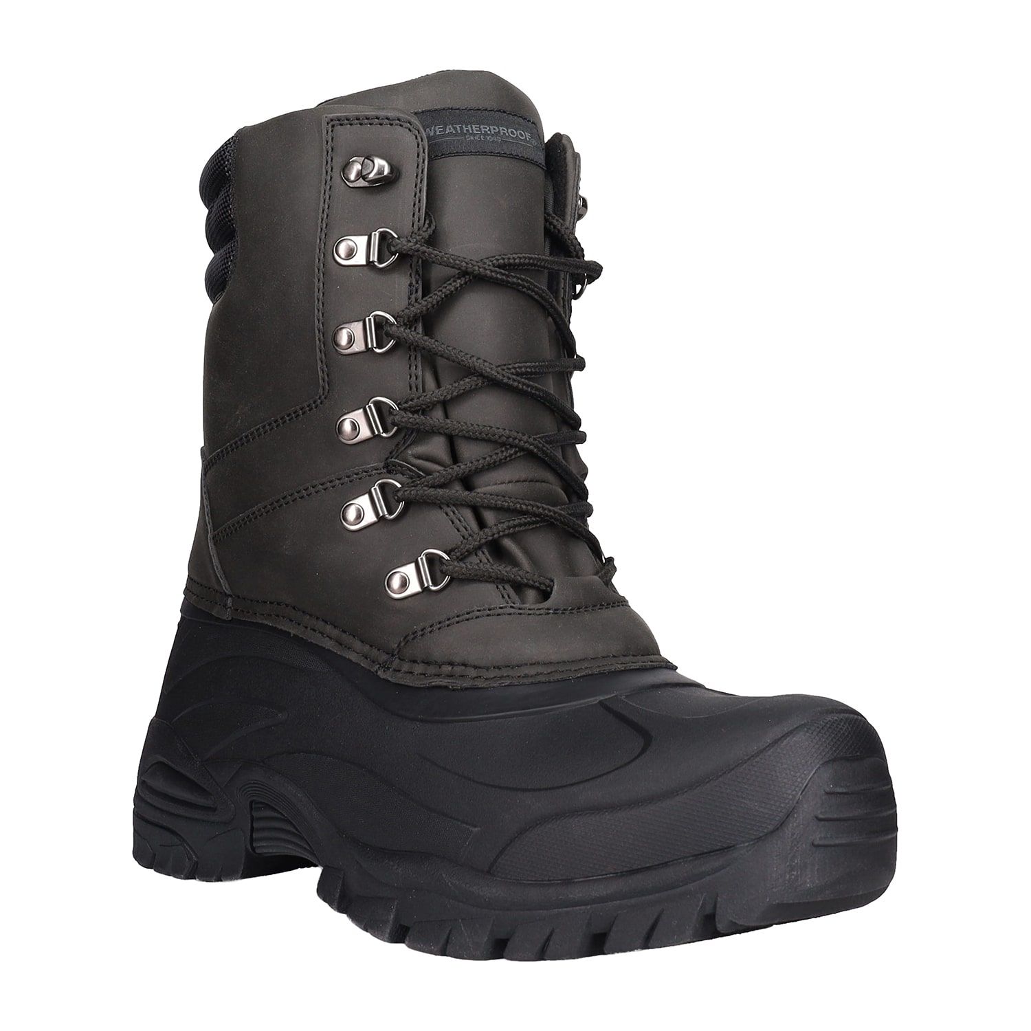 Weatherproof Mens Cindral Flat Heel Winter Boots