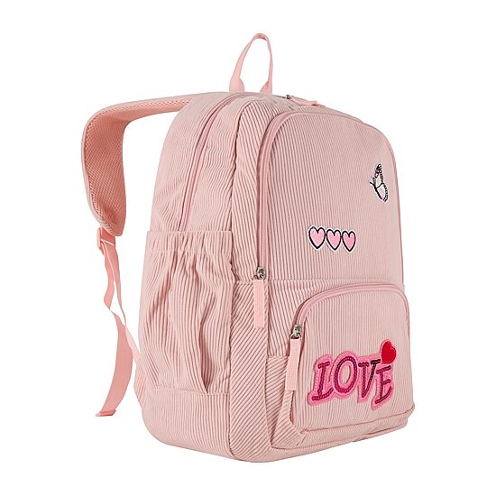 Cudlie Trendy Corduroy 2-pc Backpack with Pencil Case and Patches