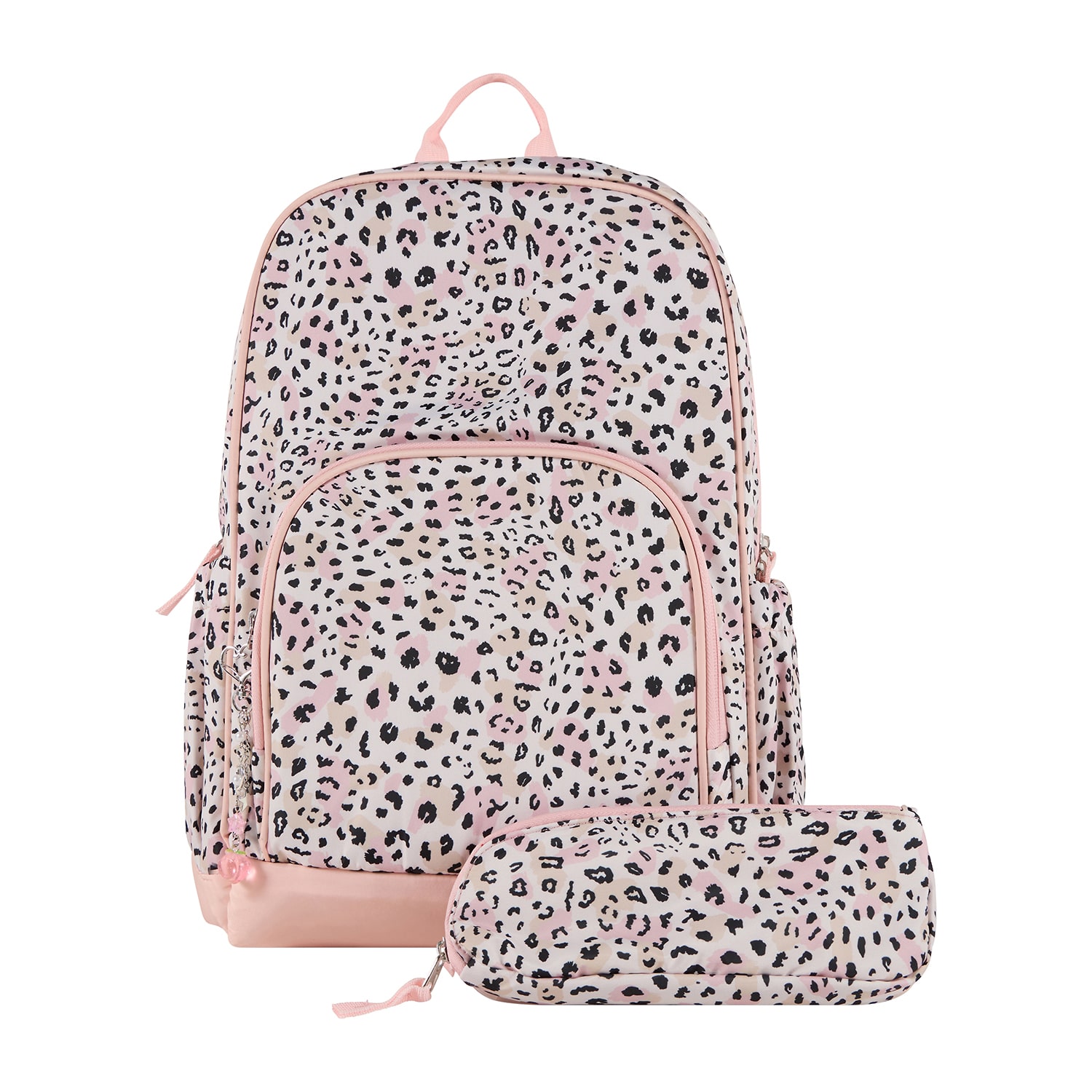 Cudlie Printed Nylon 2-pc Backpack with Charm