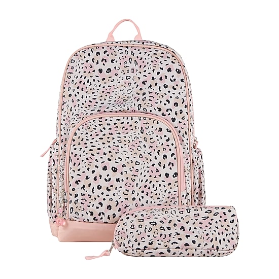 Cudlie Printed Nylon 2-pc Backpack with Charm