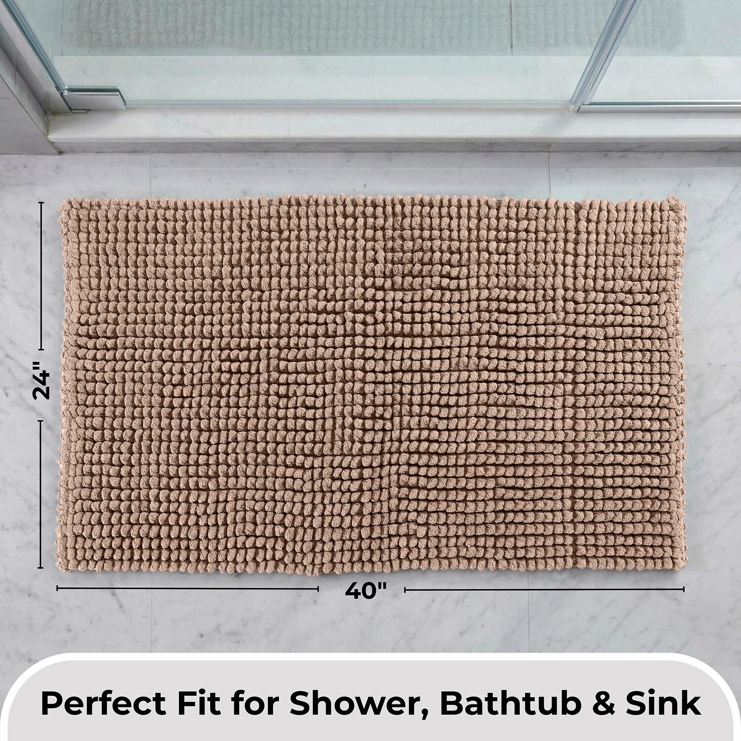 Better Trends Indulgence Collection Bath Rug