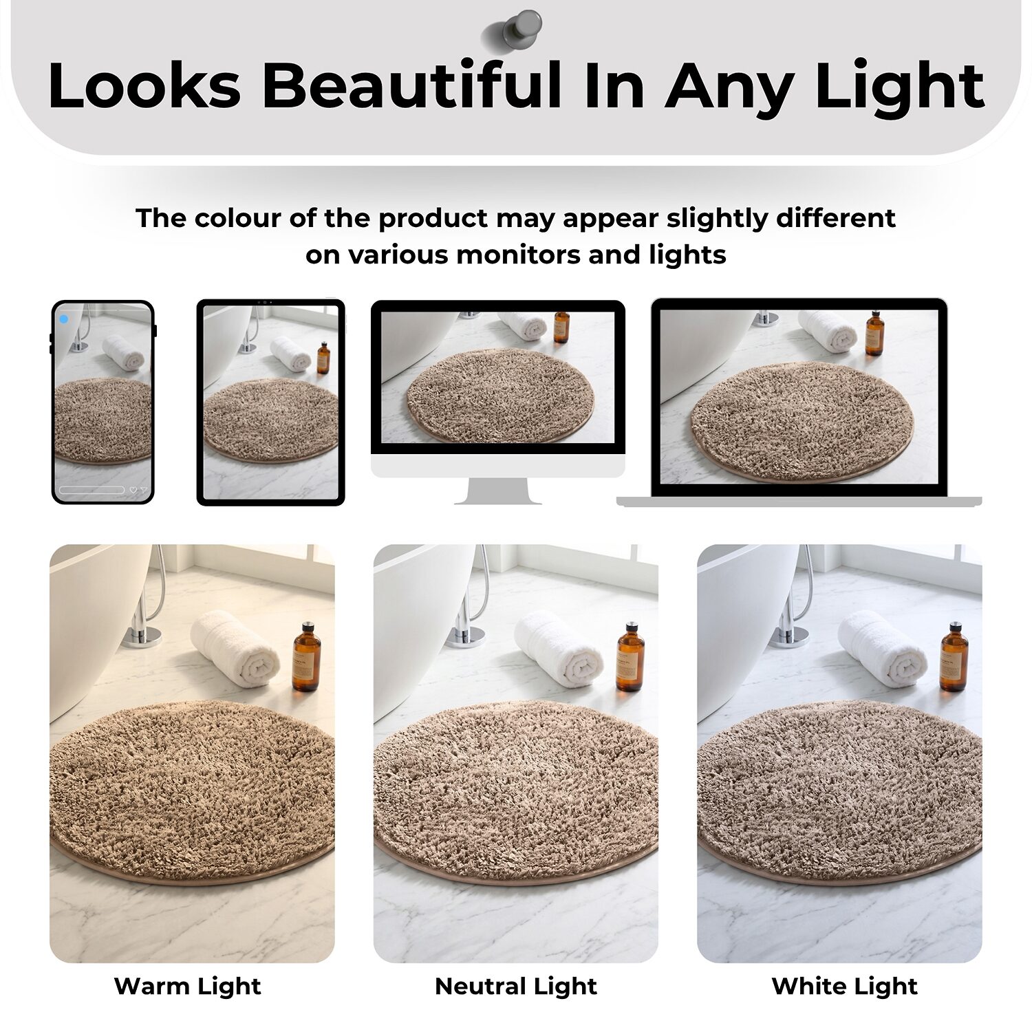 Better Trends Haven Collection Bath Rug