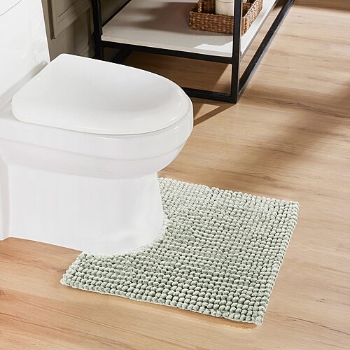 Better Trends Indulgence Collection Bath Rug In Green