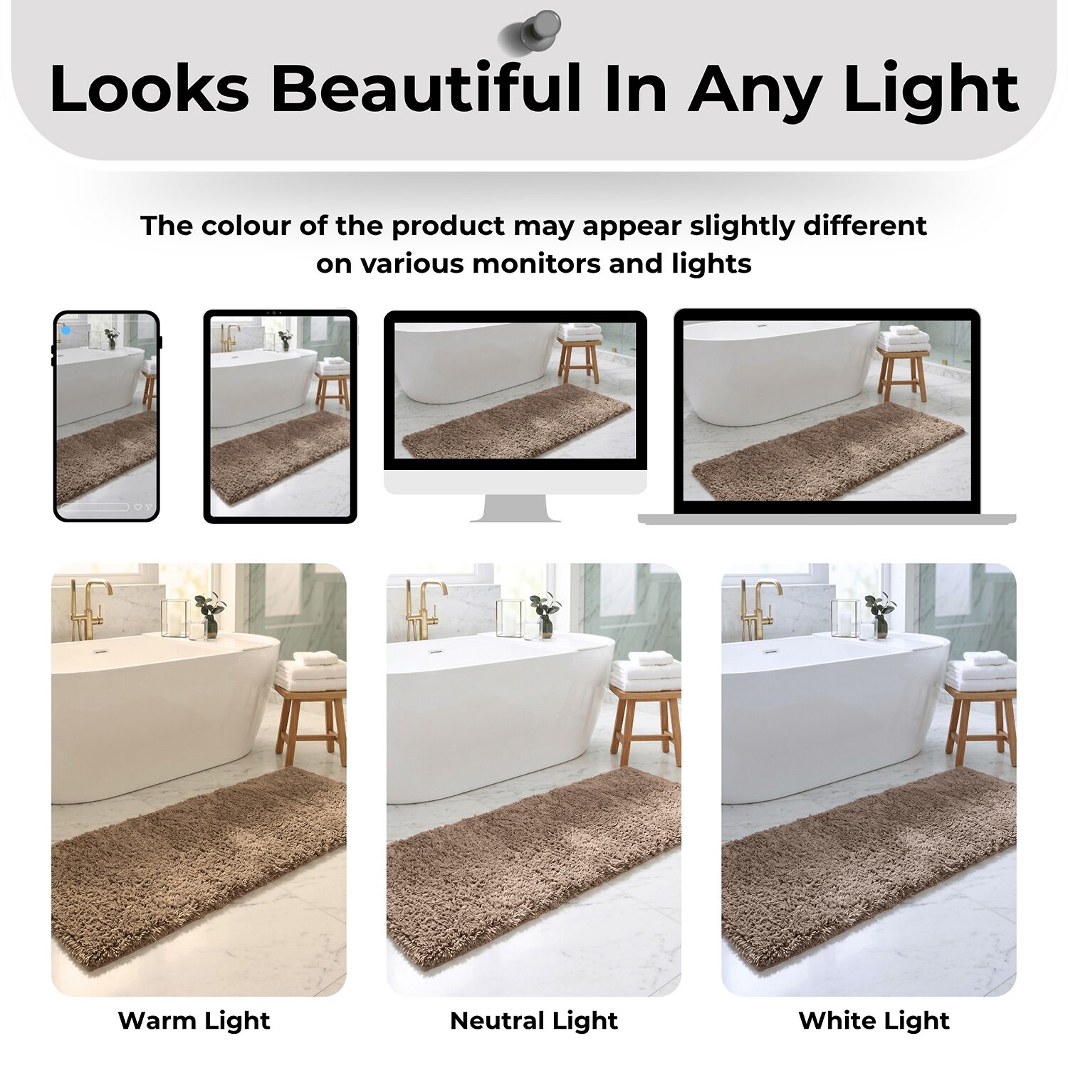 Better Trends Haven Collection Bath Rug