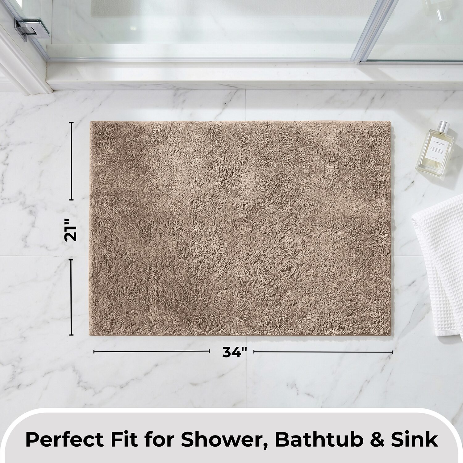 Better Trends Haven Collection Bath Rug