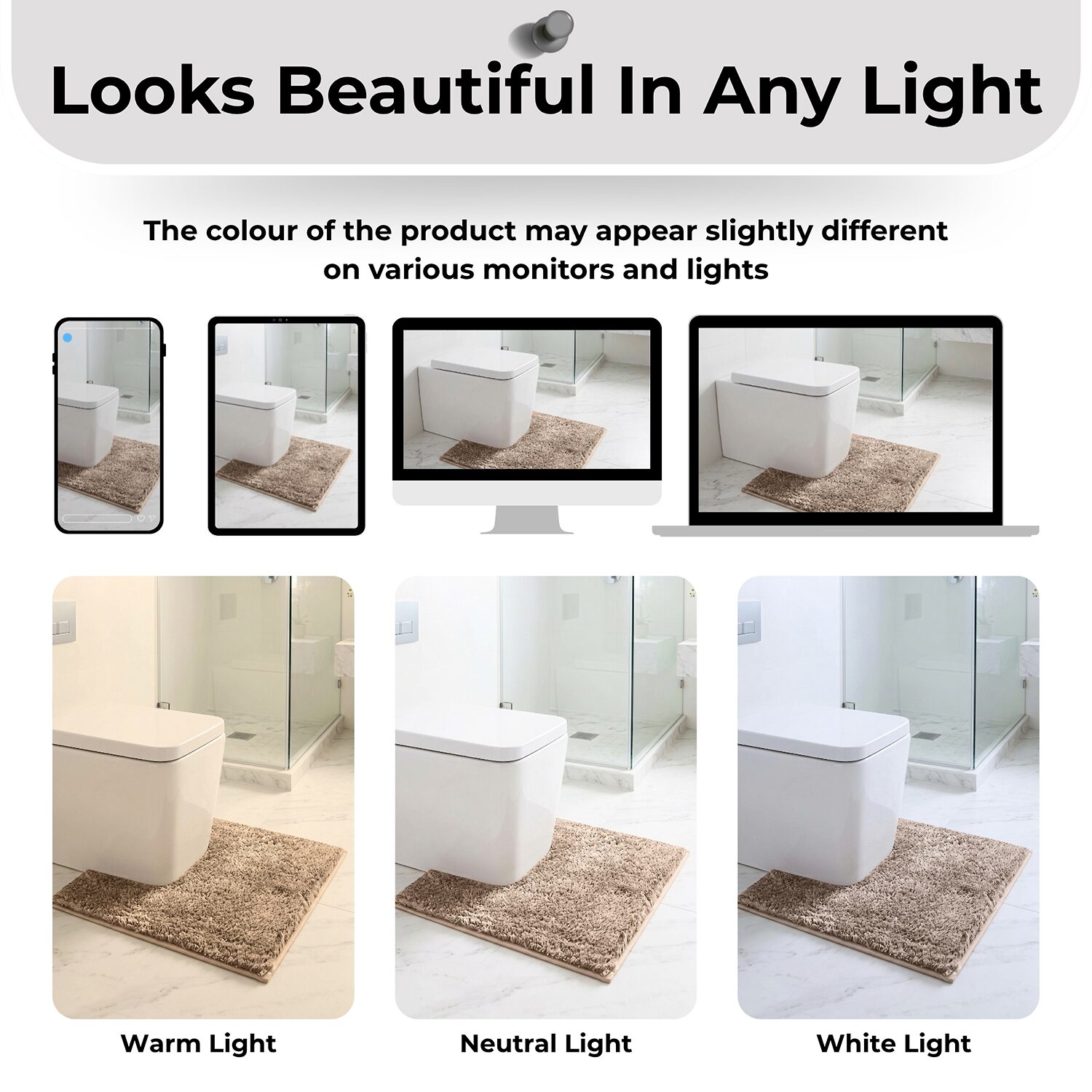 Better Trends Haven Collection Bath Rug