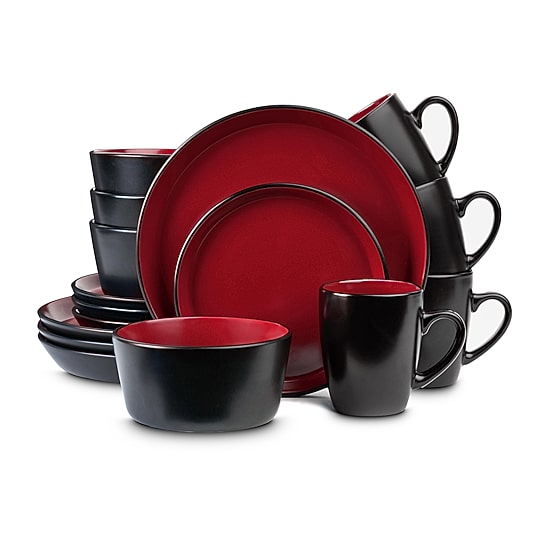 Stone + Lain Albie 16 Piece Stoneware Dinnerware Set