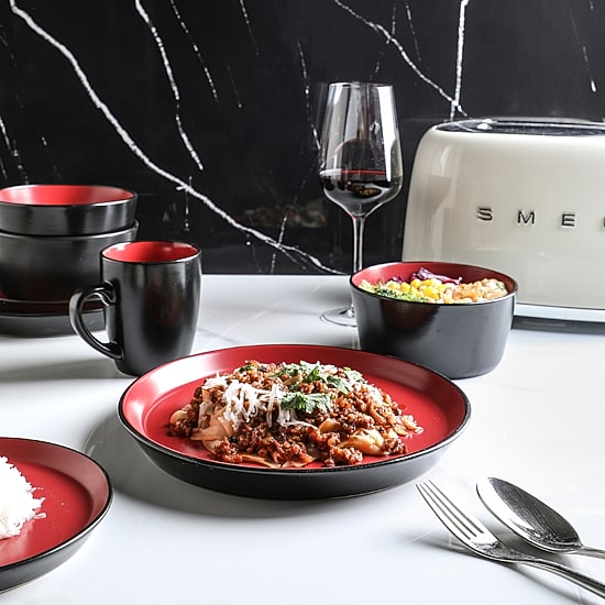 Stone + Lain Albie 16 Piece Stoneware Dinnerware Set