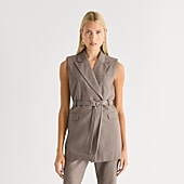 Worthington Womens Regular Fit Sleeveless Vest
