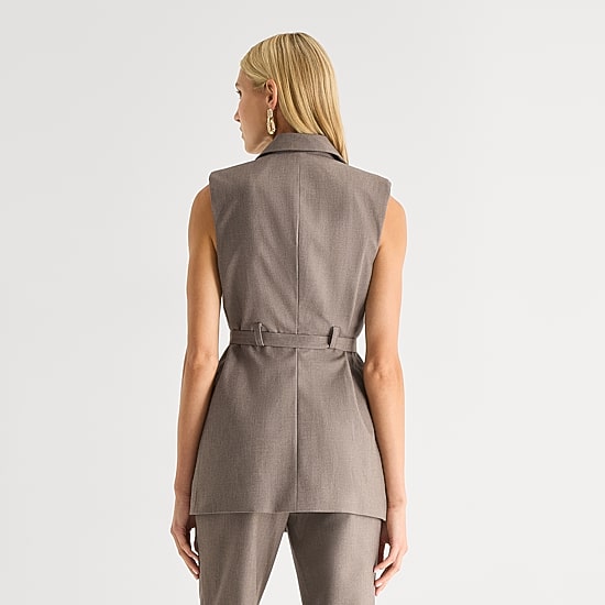 Worthington Womens Regular Fit Sleeveless Vest