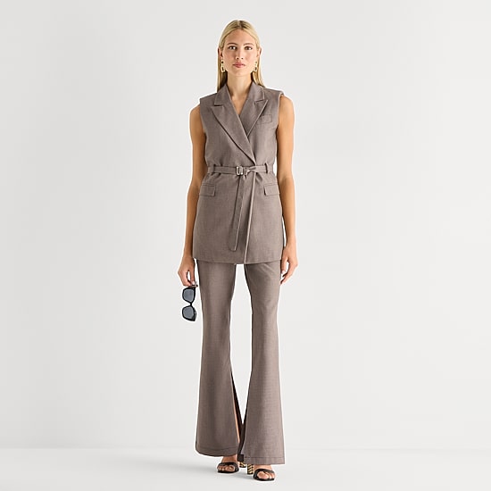 Worthington Womens Regular Fit Sleeveless Vest