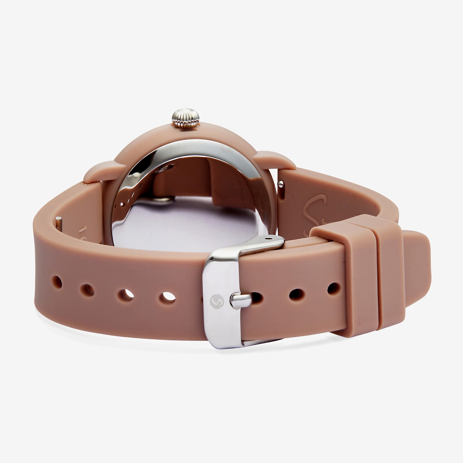 Speidel Eco Nude Womens Brown Strap Watch