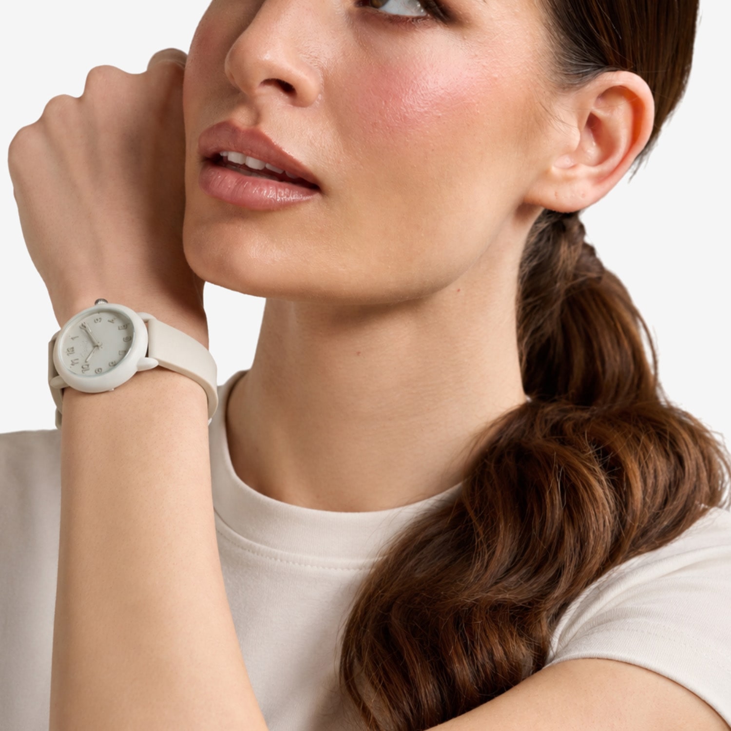 Speidel Eco Nude Womens Gray Strap Watch 60949009
