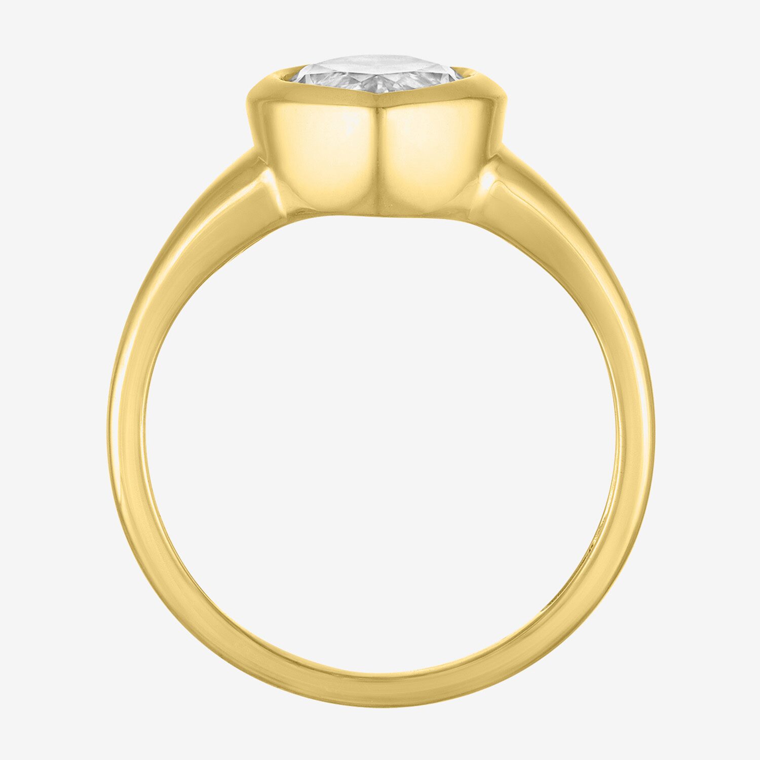 Bridal Addiction (E-F / Vs1-Vs2) Womens CT. Lab Grown White Diamond 14K Gold Marquise Solitaire Engagement Ring