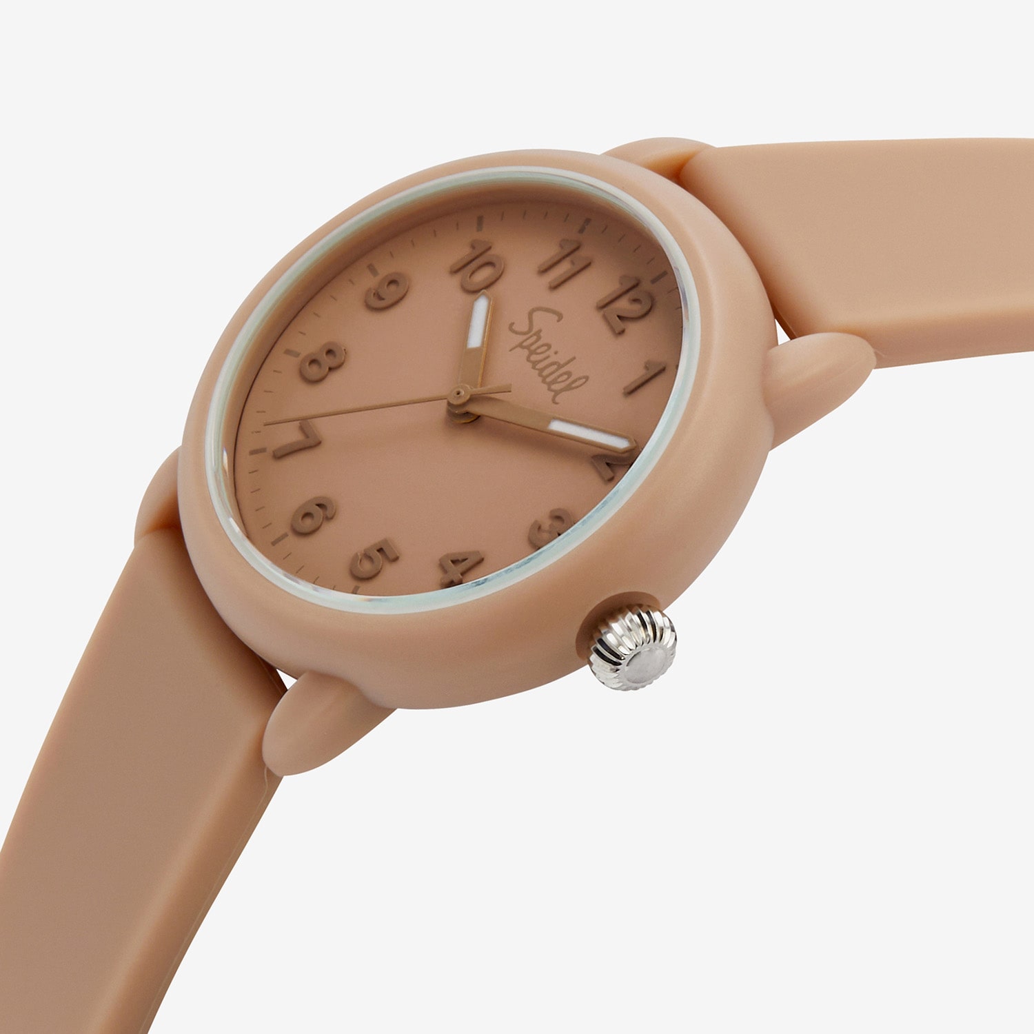 Speidel Eco Nude Womens Brown Strap Watch