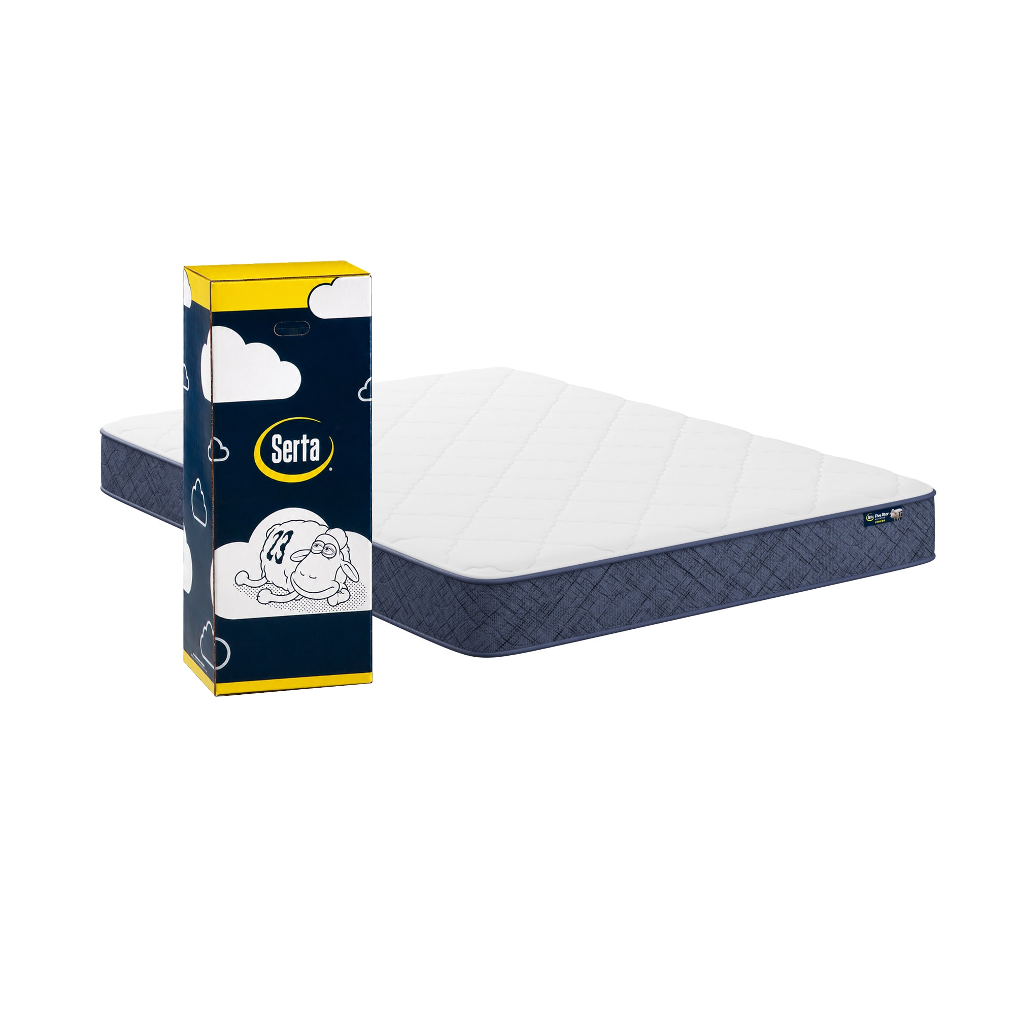 Serta Five Star Mattress 8" Medium Tight Top - a Box