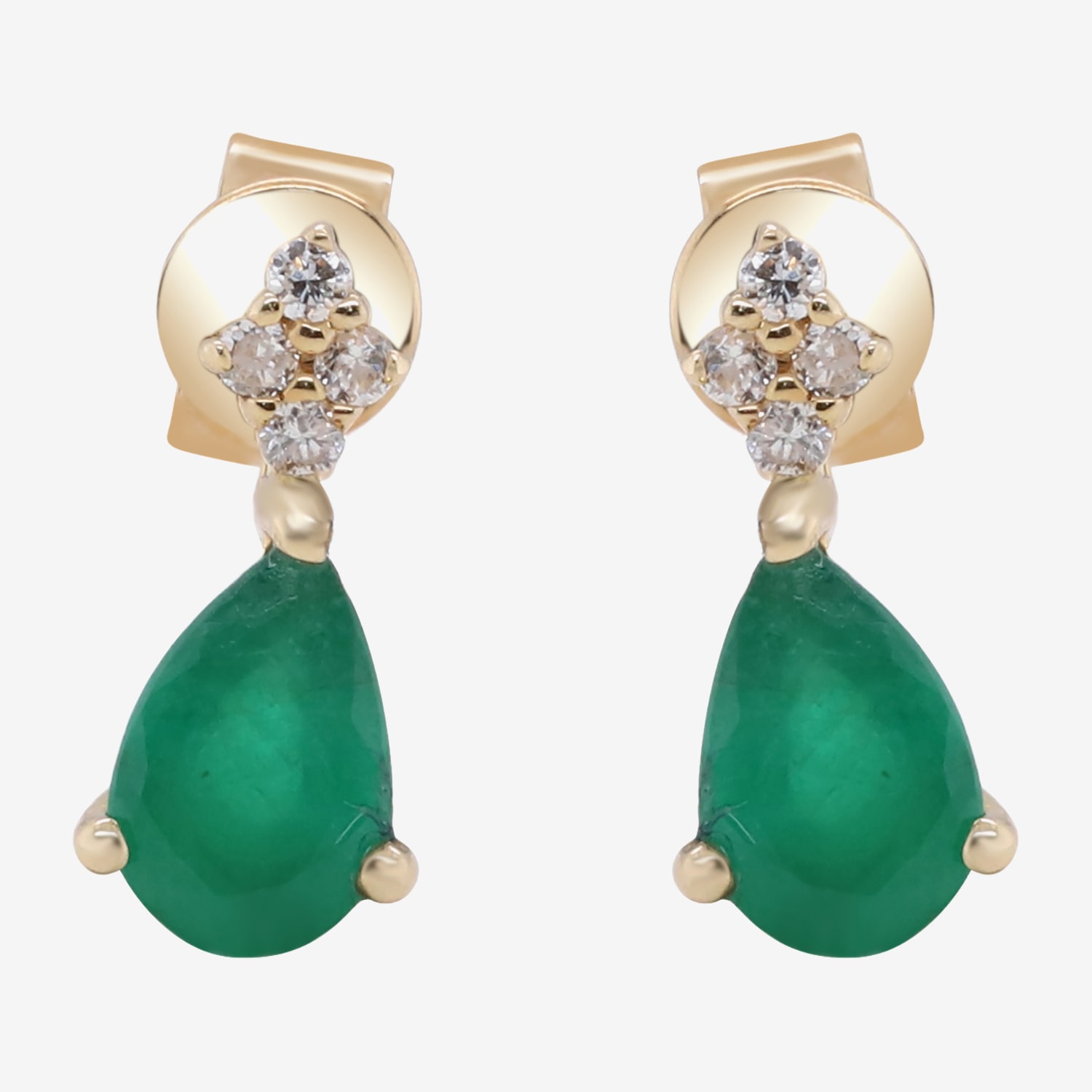 LIMITED QUANTITIES  Genuine Blue Sapphire and Diamond-Accent Drop Earrings
