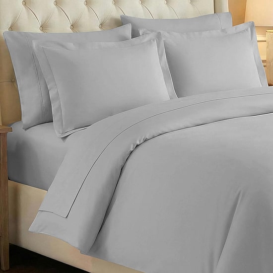 SUPERIOR® Egyptian Cotton 700tc Premium Sateen Reversible Duvet Cover