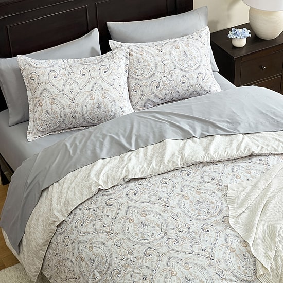 Lanwood Home Printed Reversible 7-pc. Reversible Easy Care Comforter Set