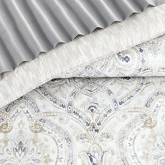 Lanwood Home Printed Reversible 7-pc. Reversible Easy Care Comforter Set