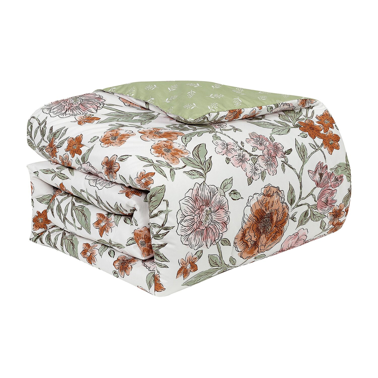 Lanwood Home Printed Reversible 7-pc. Easy Care Comforter Set