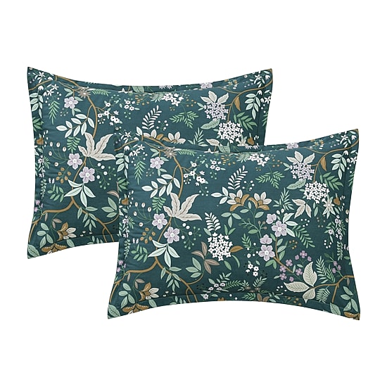 Lanwood Home Printed Reversible 7-pc. Reversible Easy Care Comforter Set