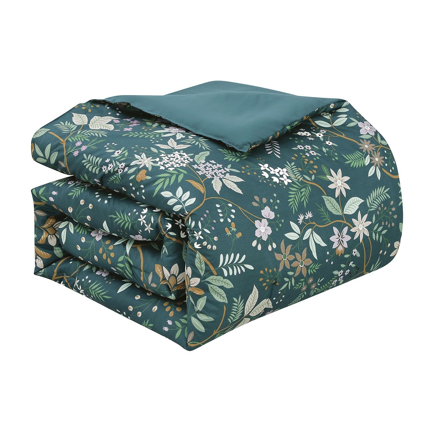 Lanwood Home Printed Reversible 7-pc. Easy Care Comforter Set
