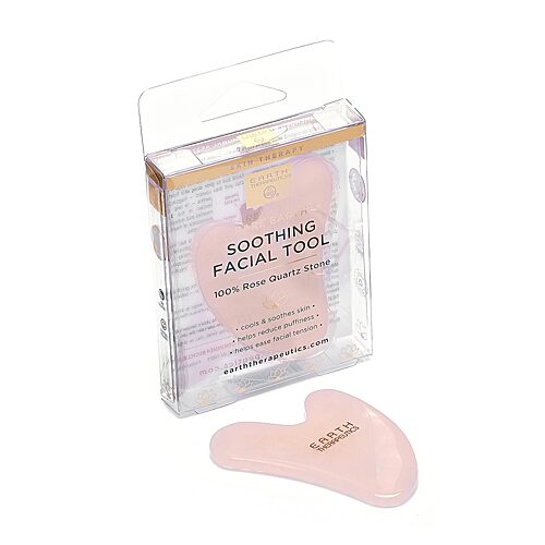 Earth Therapeutics Rose Quartz Soothing Facial Stone In Pink