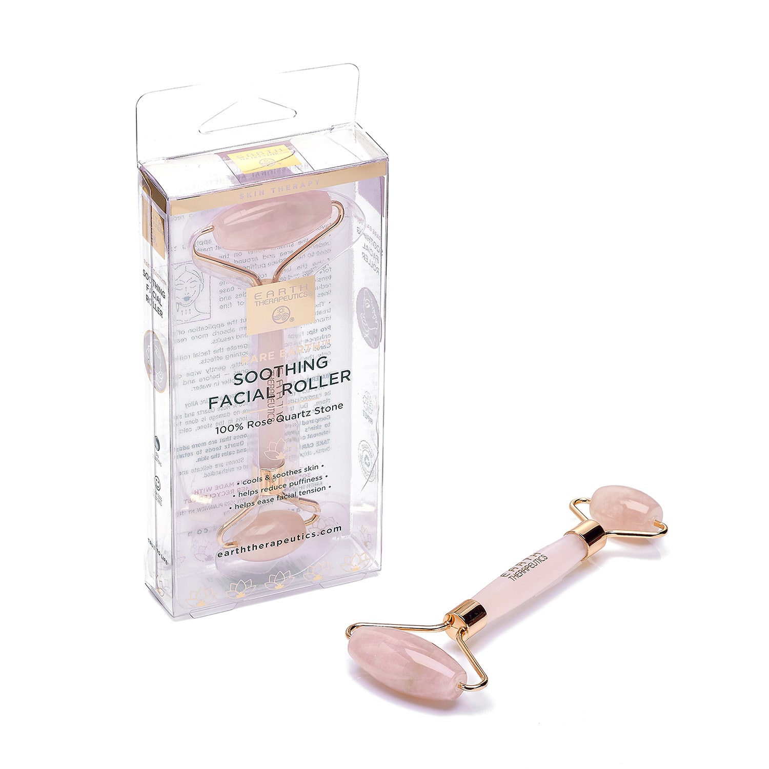 Earth Therapeutics Rose Quartz Soothing Facial Roller