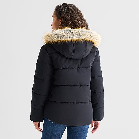 St. John's Bay Womens Water Resistant Heavyweight Parka