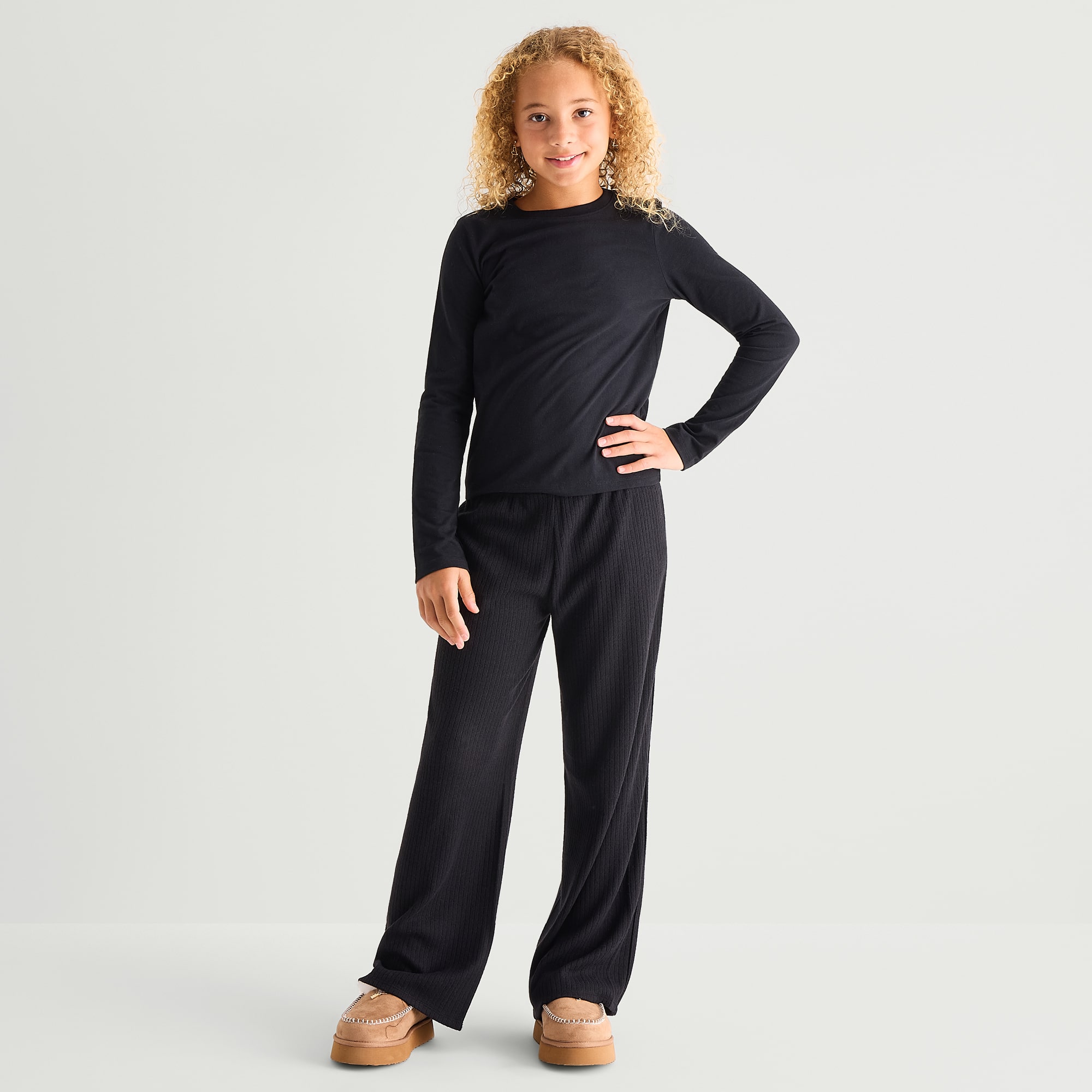 Thereabouts Little & Big Kid Girls Crew Neck Short Sleeve T-Shirt