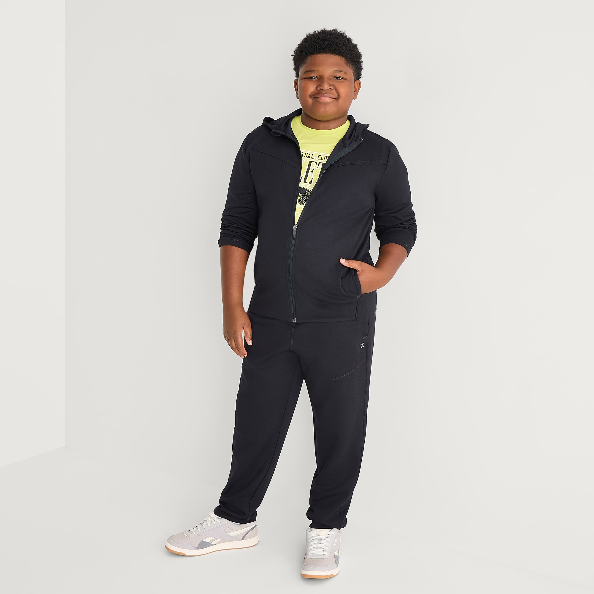 Xersion Little & Big Kid Boys Long Sleeve Zipper Active Hoodie