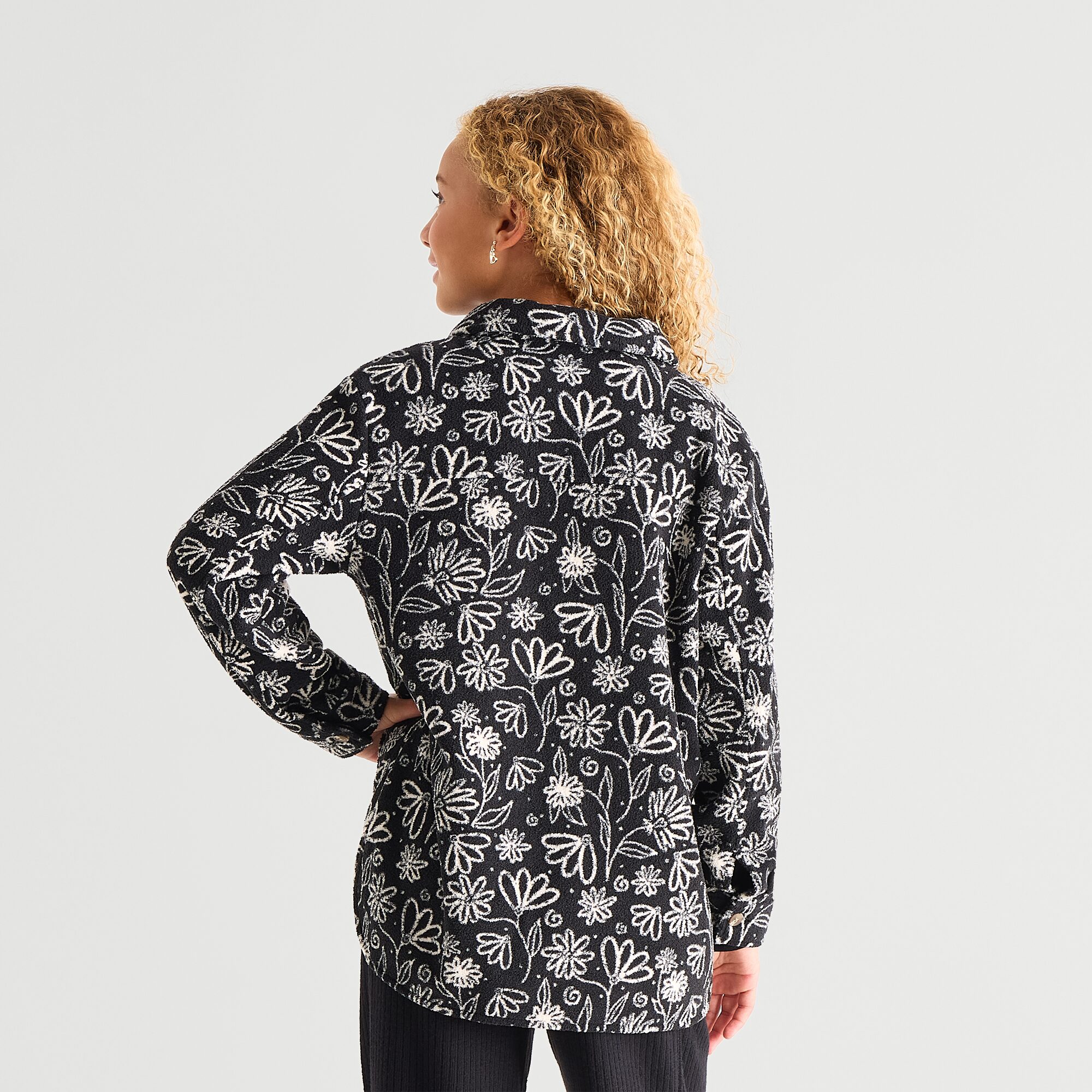 Thereabouts Little & Big Kid Girls Faux Fur Jacket