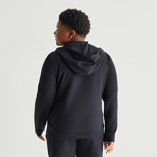 Xersion Double Knit Little & Big Kid Boys Long Sleeve Fleece Zipper Active Hoodie