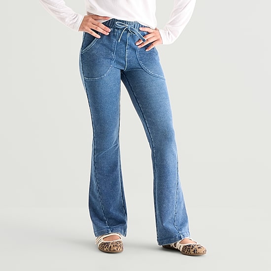 Vanilla Star Big Kid Girls Flare Leg Jean