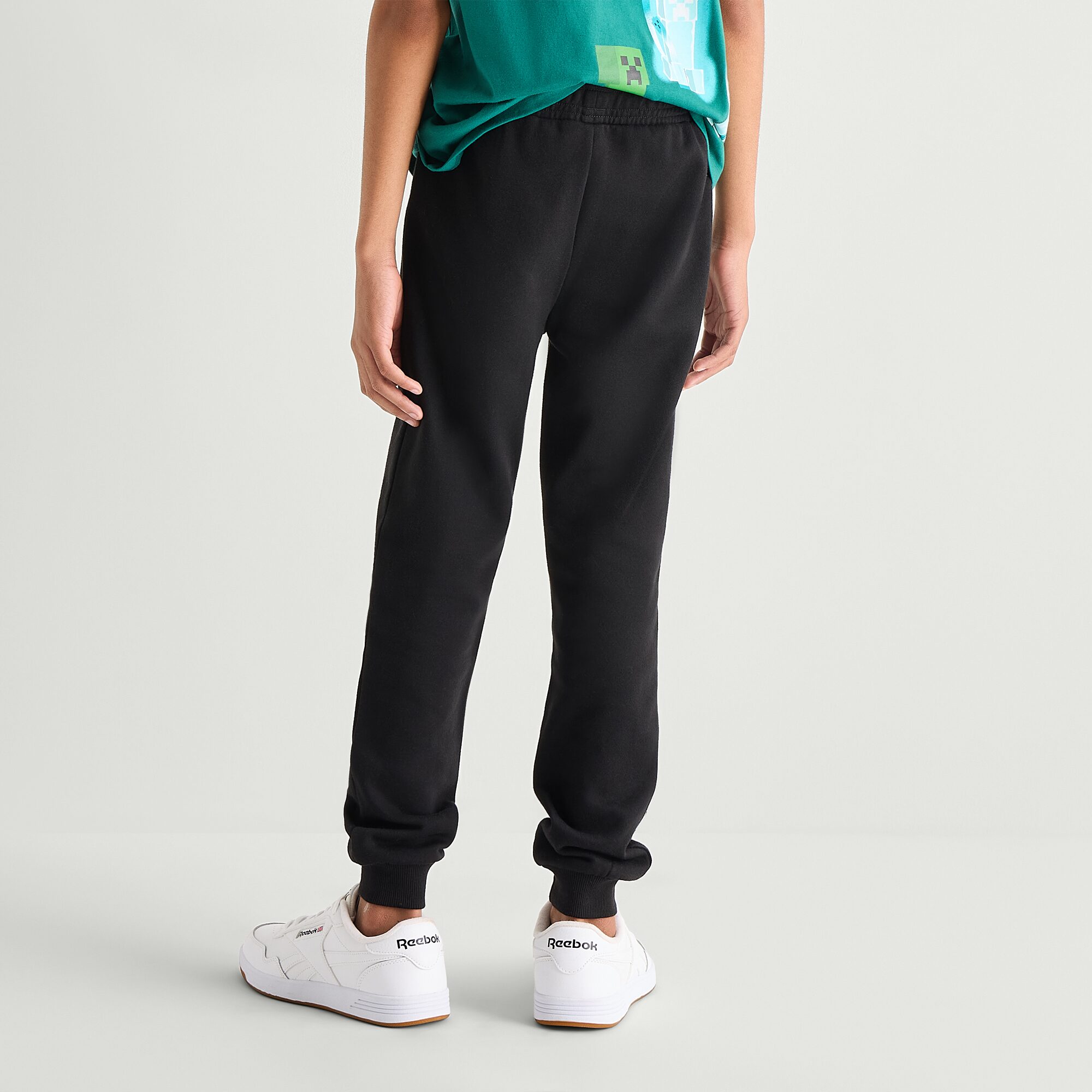 Little & Big Kid Boys Cuffed Regular Fit Minecraft Fleece Jogger Pant