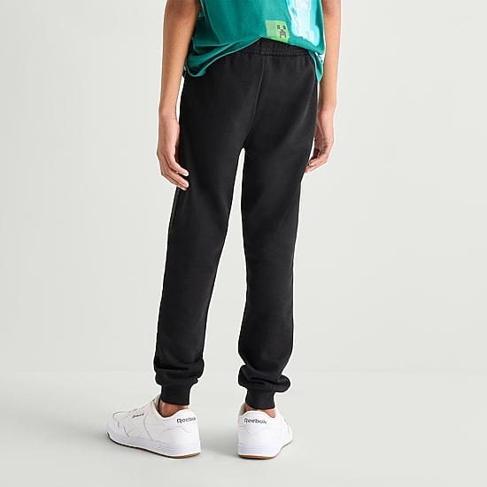Little & Big Kid Boys Cuffed Regular Fit Minecraft Fleece Jogger Pant