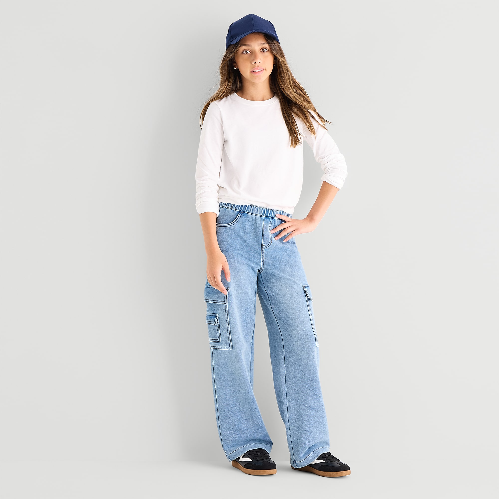 Vanilla Star Big Kid Girls Cargo Jean